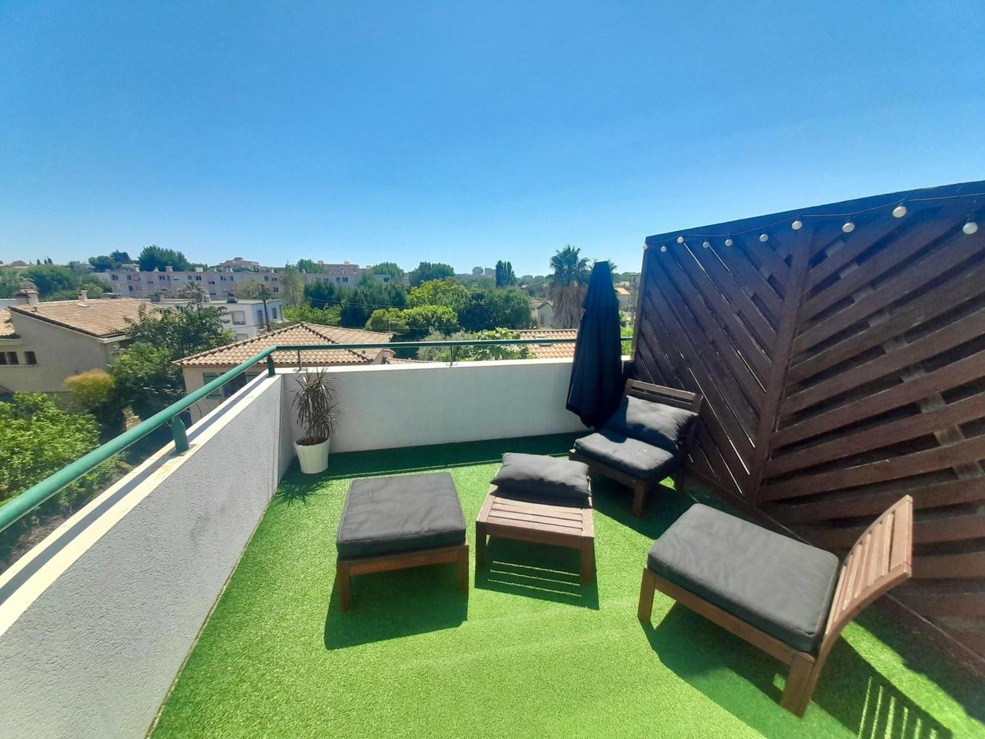 Terrasse De La Pompignane - T2 Lumineux Plein Sud Apartment มงต์เปอลิเยร์ ภายนอก รูปภาพ